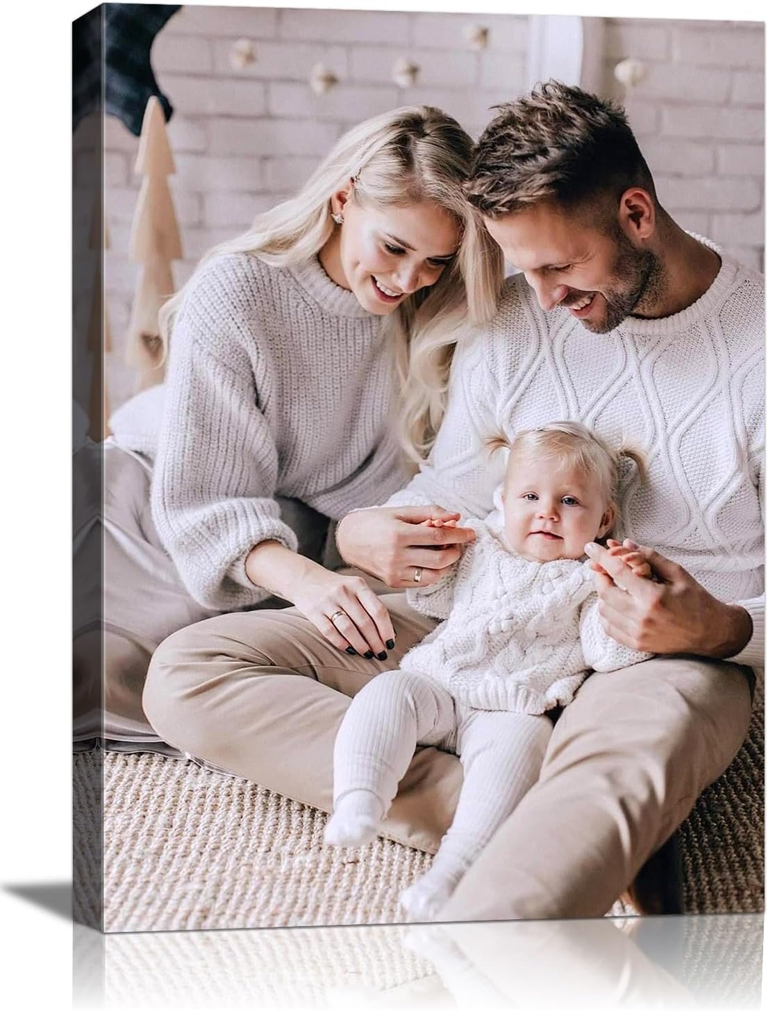 Canvas Prints with Your Photos, Ship Next Day Personalized Wall Art for Home Decor, Perfect Custom Photo Gifts for Wedding, Birthday, Family & Friends – Ready to Hang Canvas Pictures Framed 8×10