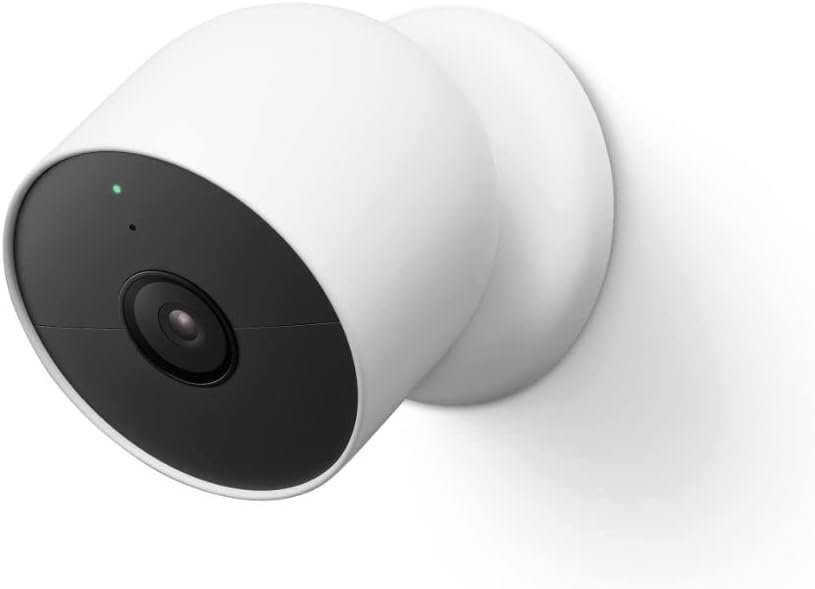 Google Nest Cam Outdoor or Indoor, Battery – Wireless Security Camera | Home security camera, built-in intelligent alerts, 1080p HDR video, works with Google Home and Alexa