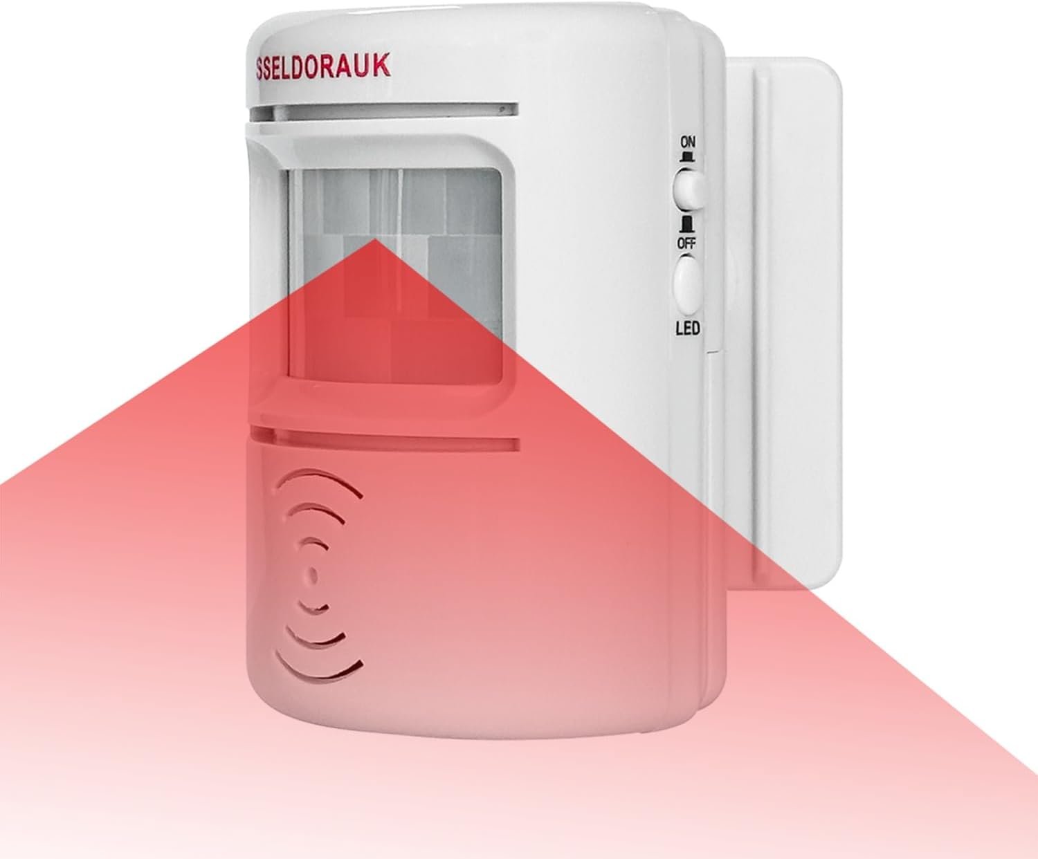 S SELDORAUK PIR Motion Sensor Door Bell Shop Visitor Alert Chime Dingdong Welcome Alarm Burglar Motion Detector