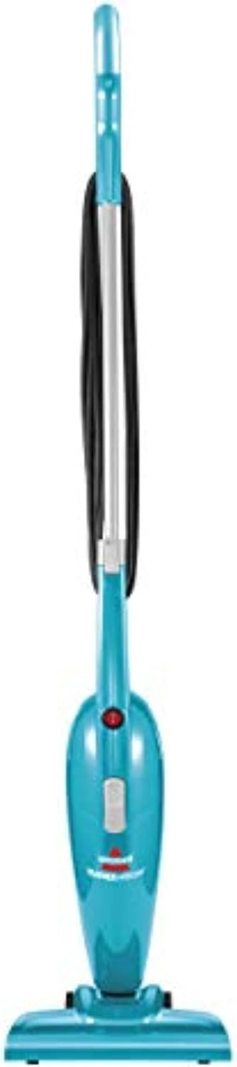 Bissell 2033 Featherweight Stick Lightweight Bagless Vacuum and Electric Broom with Crevice Tool for Hard Floors and Carpets, Blue