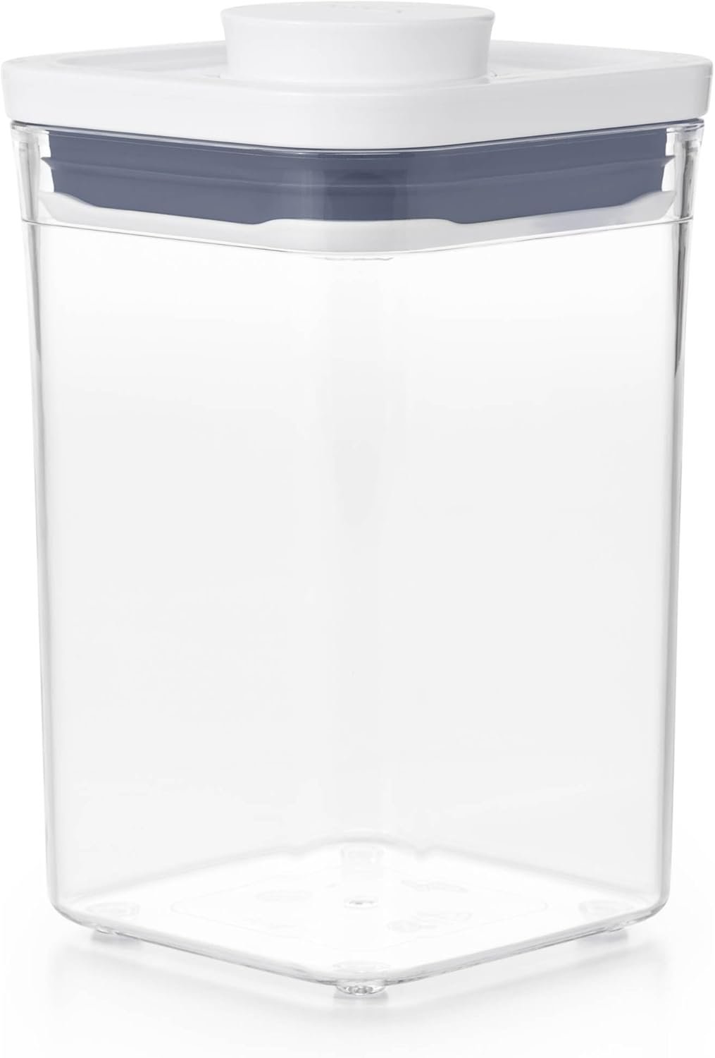 OXO Good Grips POP Container – Airtight Food Storage – Small Square Short 1.1 Qt Ideal for 1 lb of brown sugar or confectioner’s sugar