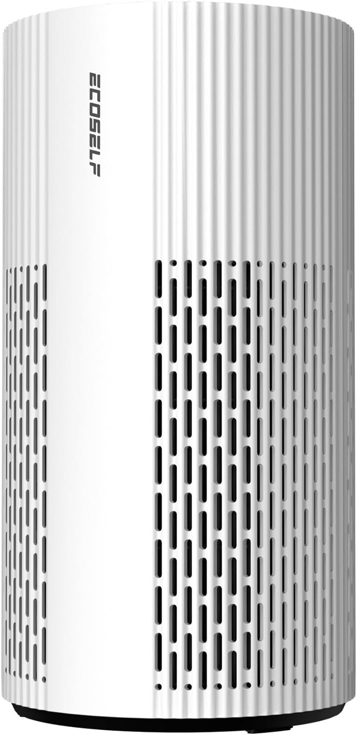 Air Purifiers for Home Large Room Up to 1500 Ft² with True HEPA Filter, 20dB Sleep Mode, 360° Air Intake & Outlet, Air Cleaner for Bedroom Pets Dander, Smoke, Dust, Odors, HAP604, Matte White