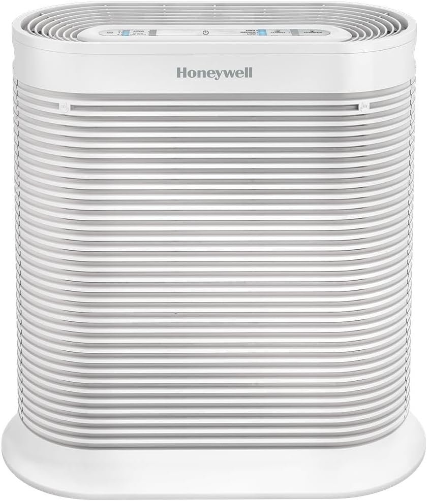 Honeywell AllergenPlus HEPA Air Purifier for Home, 2250 Ft² Rooms in 1 hour, Reduces Allergens, Dust, Pollen, Smoke, Pet Dander, Odors, White, HPA304