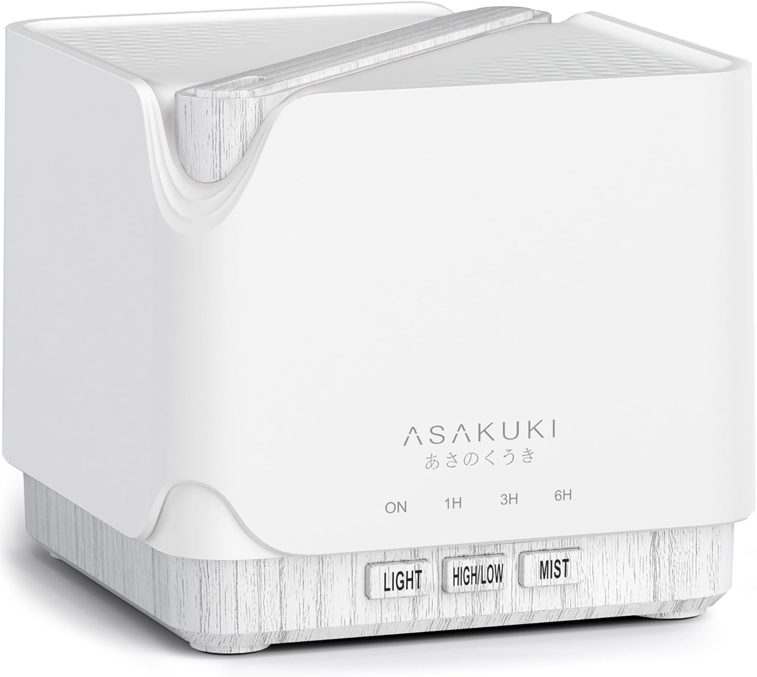 ASAKUKI Essential Oil Diffuser for Home Large 700 ml Humidifier | Automatic Shut-Off, Quiet Aromatherapy Diffuser with 7 LED Lights for Living Room, Kitchen, Bedroom, Hotel – White