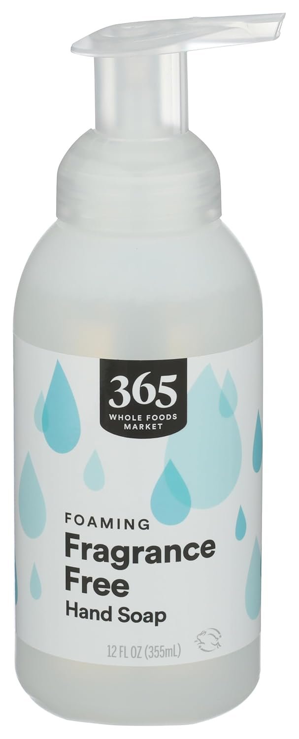 365 by Whole Foods Market, Foaming Hand Soap, Fragrance Free, 12 Fl Oz