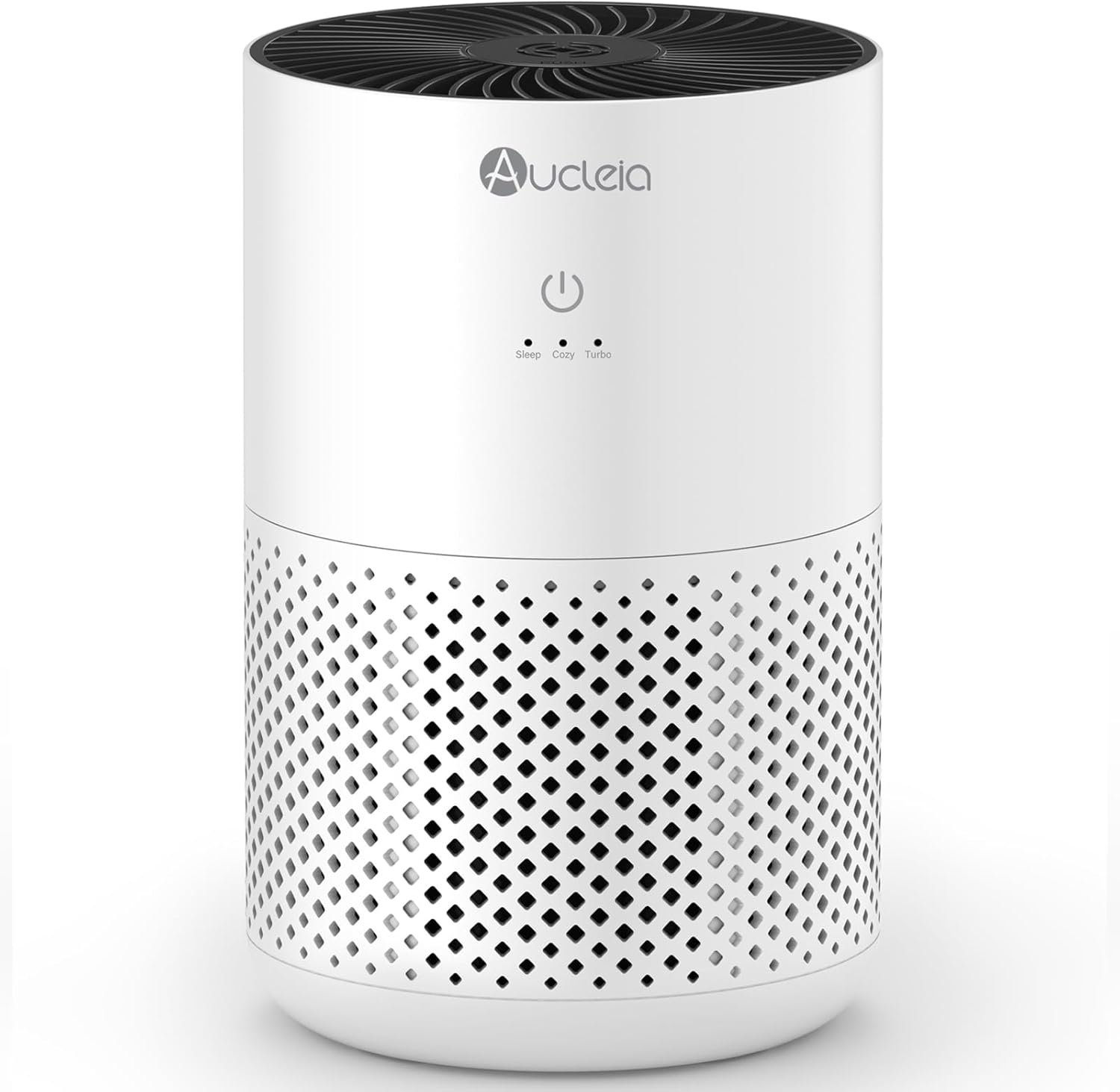 Aucleia Air Purifiers for Bedroom Home with H13 True HEPA Filter, 20dB Quiet Air Cleaner for Pets Hair Dander Odor, Smoke Dust Pollen, Aromatherapy Function, White