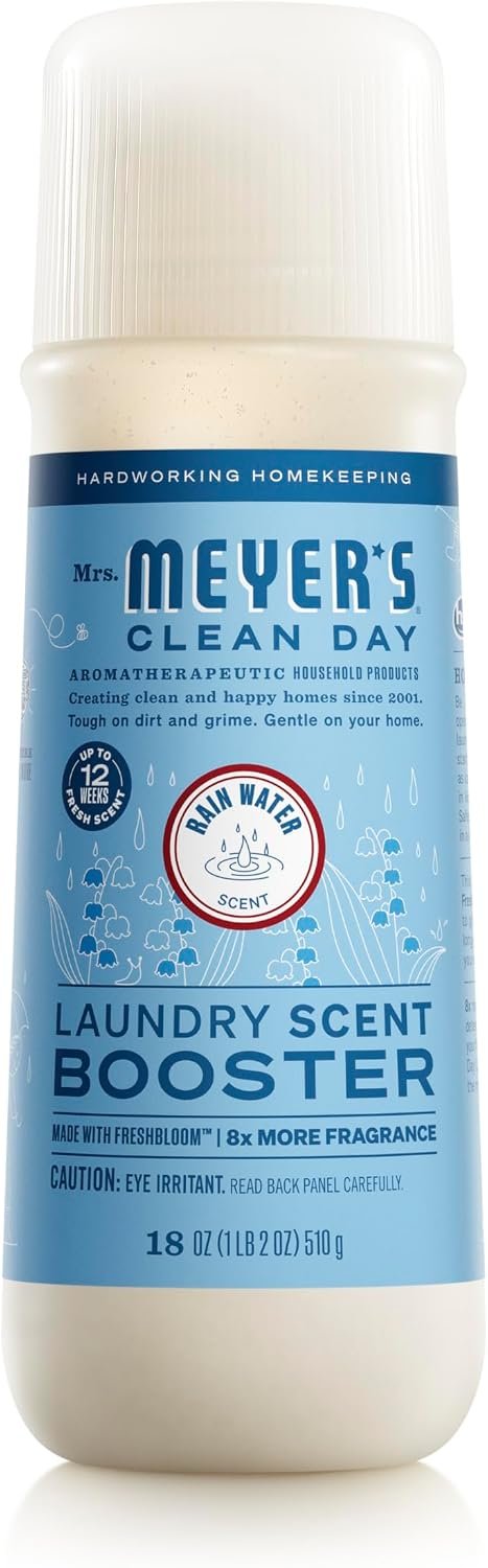 Mrs. Meyer’s Clean Day Laundry Scent Boosters, Rain Water Scent, 18oz