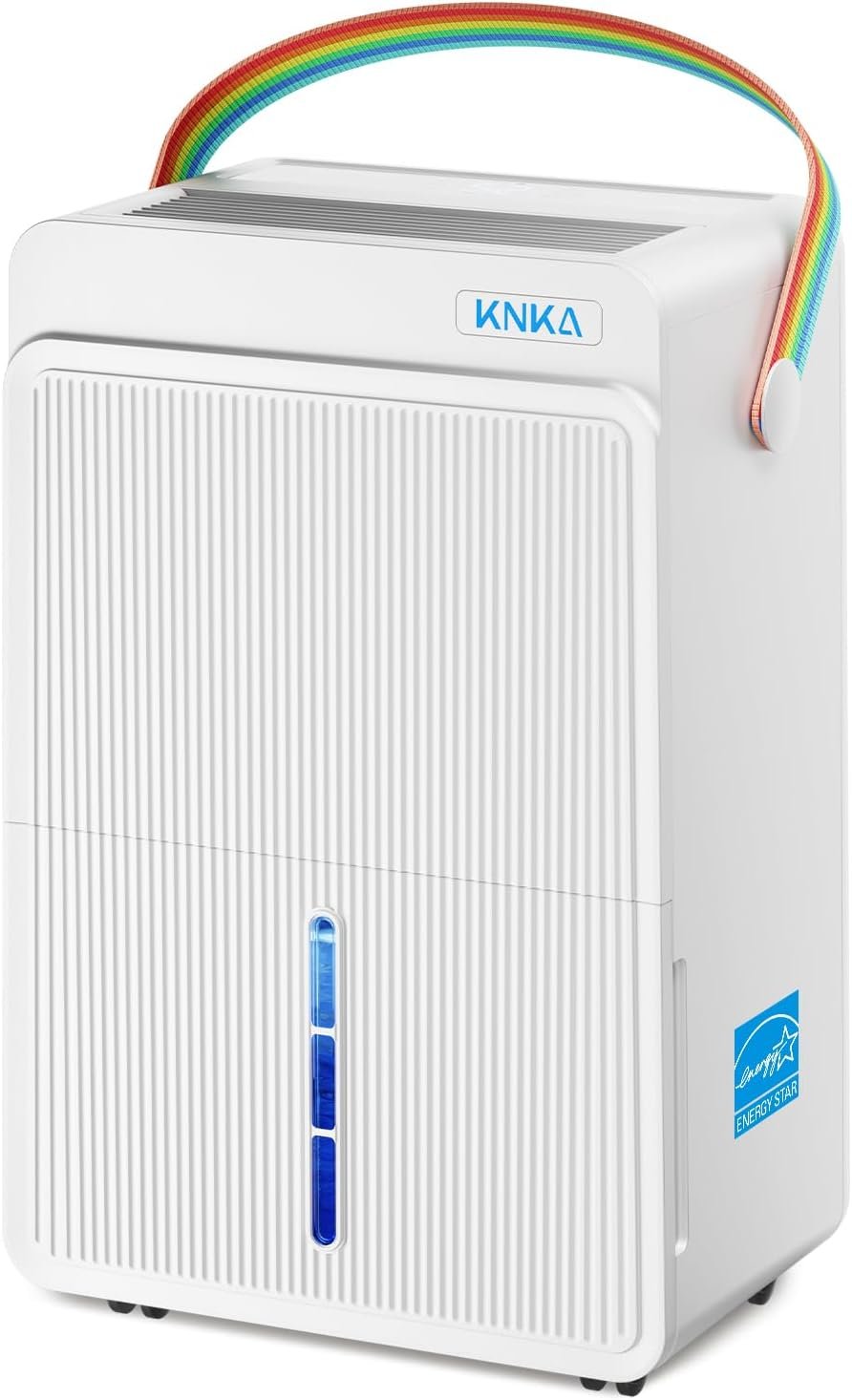 KNKA Energy Star 4500 Sq.Ft Dehumidifier, Max 80 Pint/Day Dehumidifier with Drain Hose, Dehumidifier for Basement, Bedroom, Bathroom, Large Room, Smart Humidity Control, Dual Timer, Sleep Mode