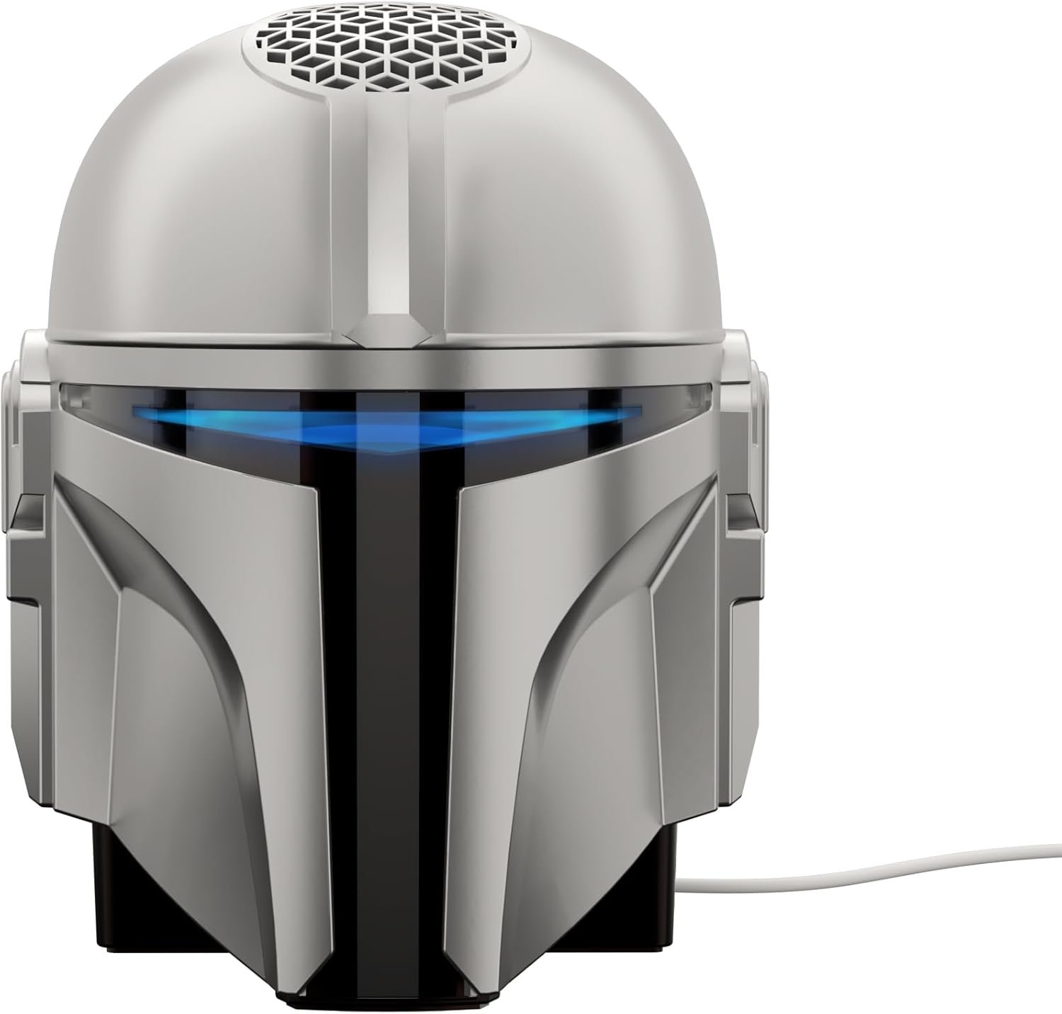 Echo Dot Star Wars Bundle: Includes Echo Dot, Deep Sea Blue and The Mandalorian Helmet Stand | Limited Edition