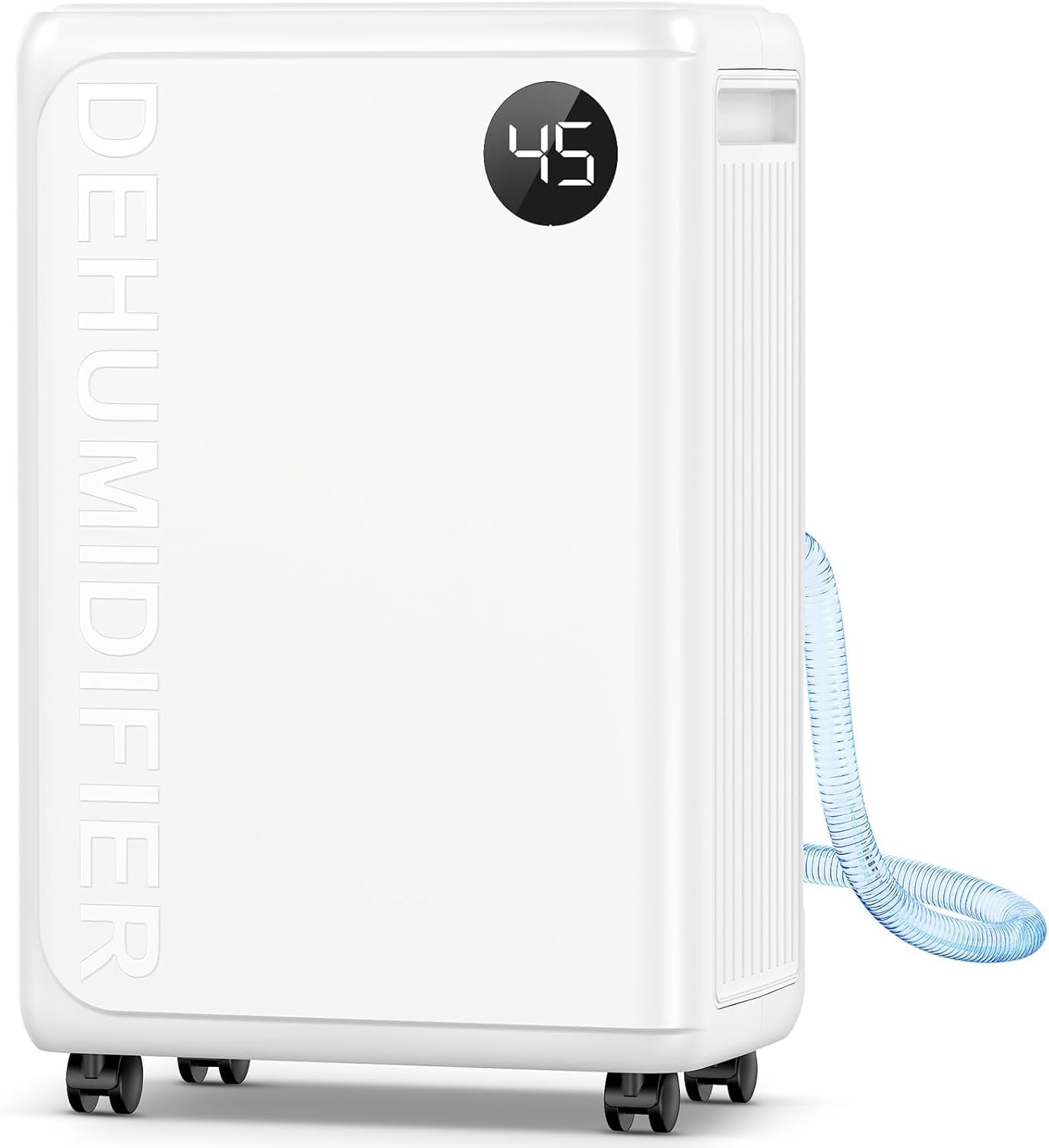 PLUSCENT 32 Pint Dehumidifier for Basement, 2500 sq.ft Dehumidifiers for Home with Drain Hose, 3 Modes, Auto Defrost, 24H Timer, Quiet Smart Humidity Control for Large Room, Bedroom, Bathroom, RV