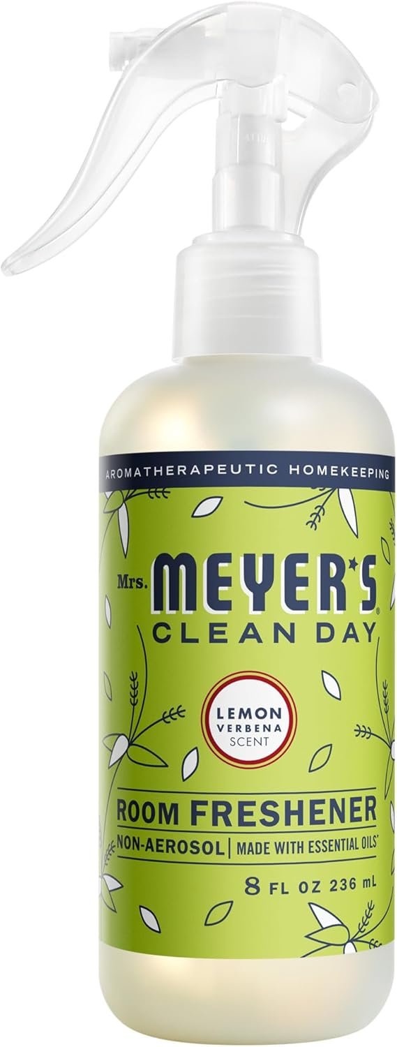 MRS. MEYER’S CLEAN DAY Room Spray, Lemon Verbena Scent, 8 Fl Oz Bottle
