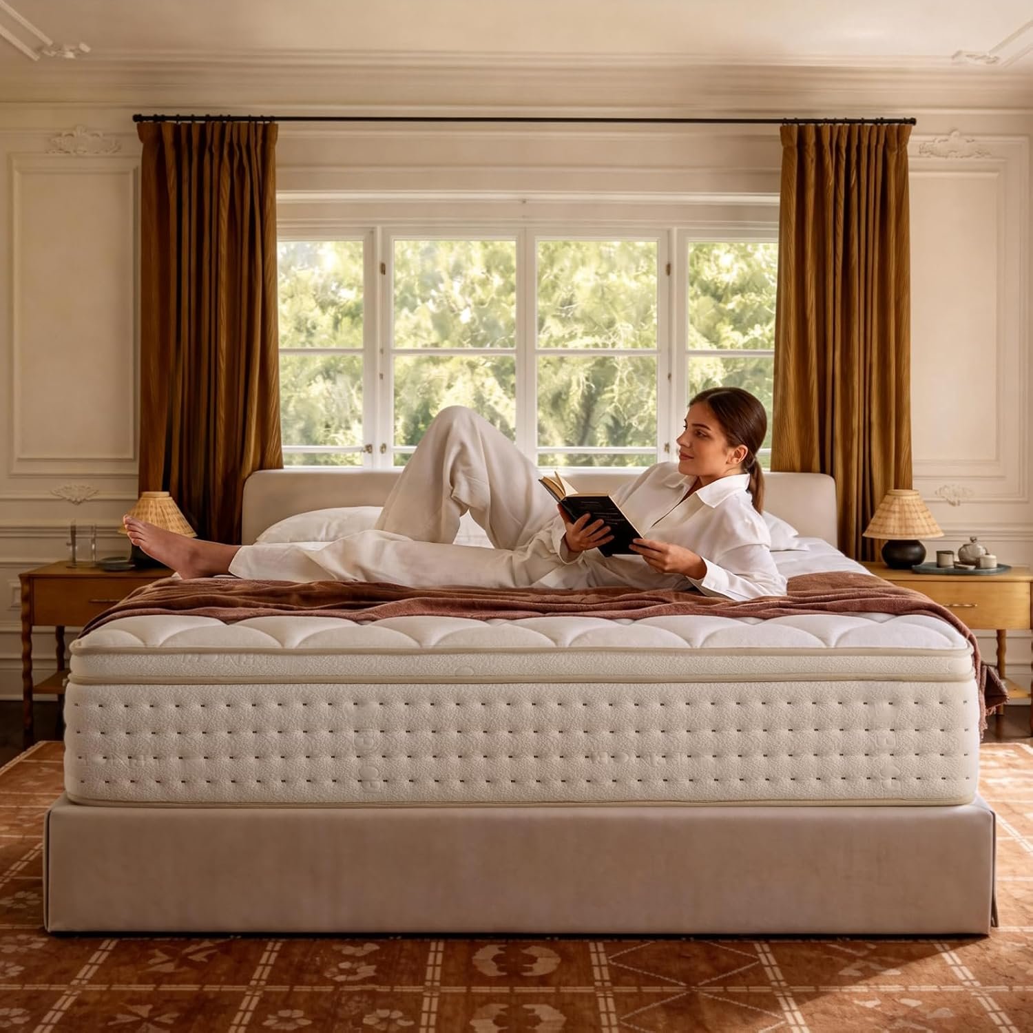 12 Inch King Size Mattress | The Feel Most Sleepers Prefer King Mattress Hybrid | Contouring Memory Foam Comfort & Balanced Support for Back and Side Sleepers – Medium-Firm (King, 12, 12, Inches)