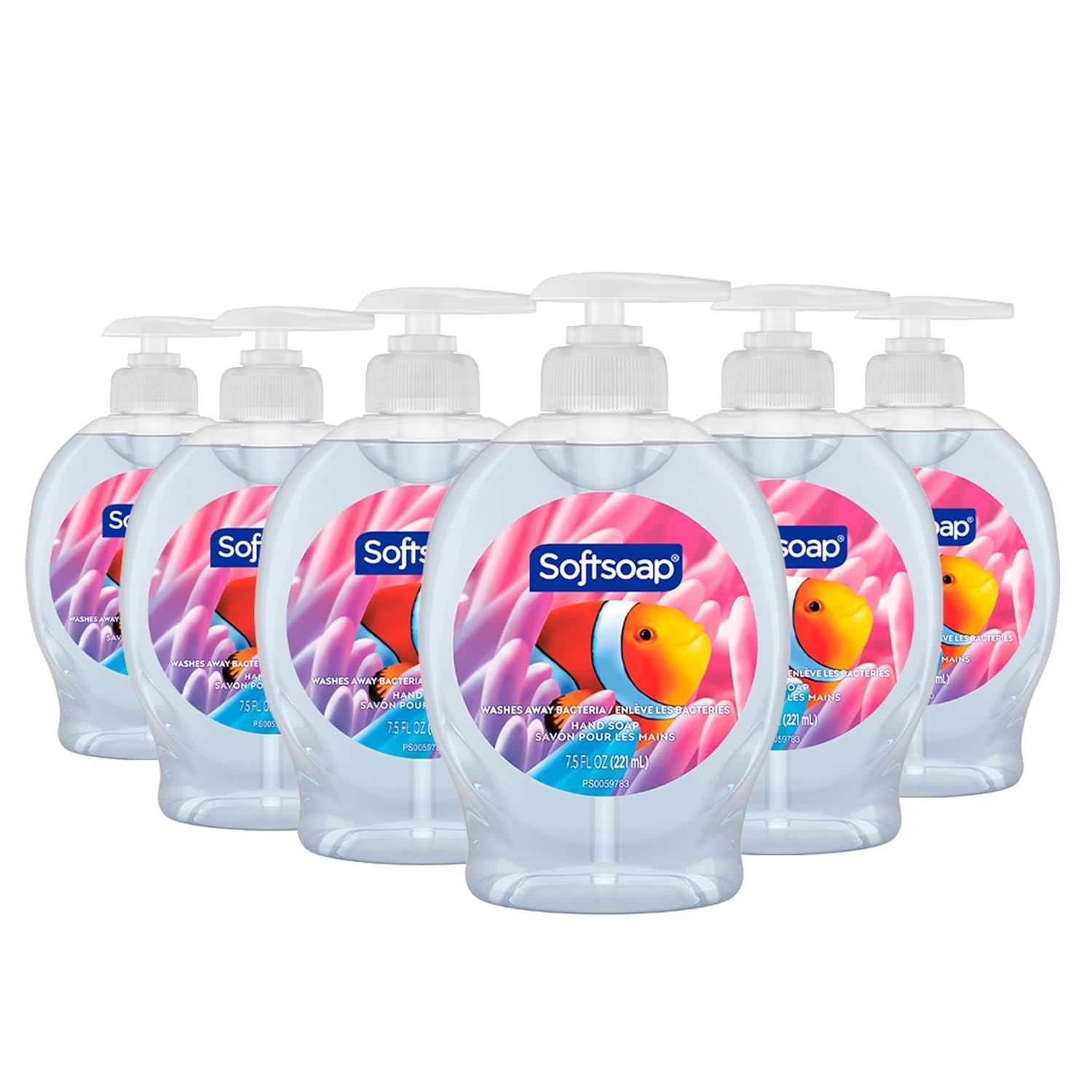 Softsoap Liquid Hand Soap, Aquarium Series – 7.5 Fl Oz (Pack of 6)