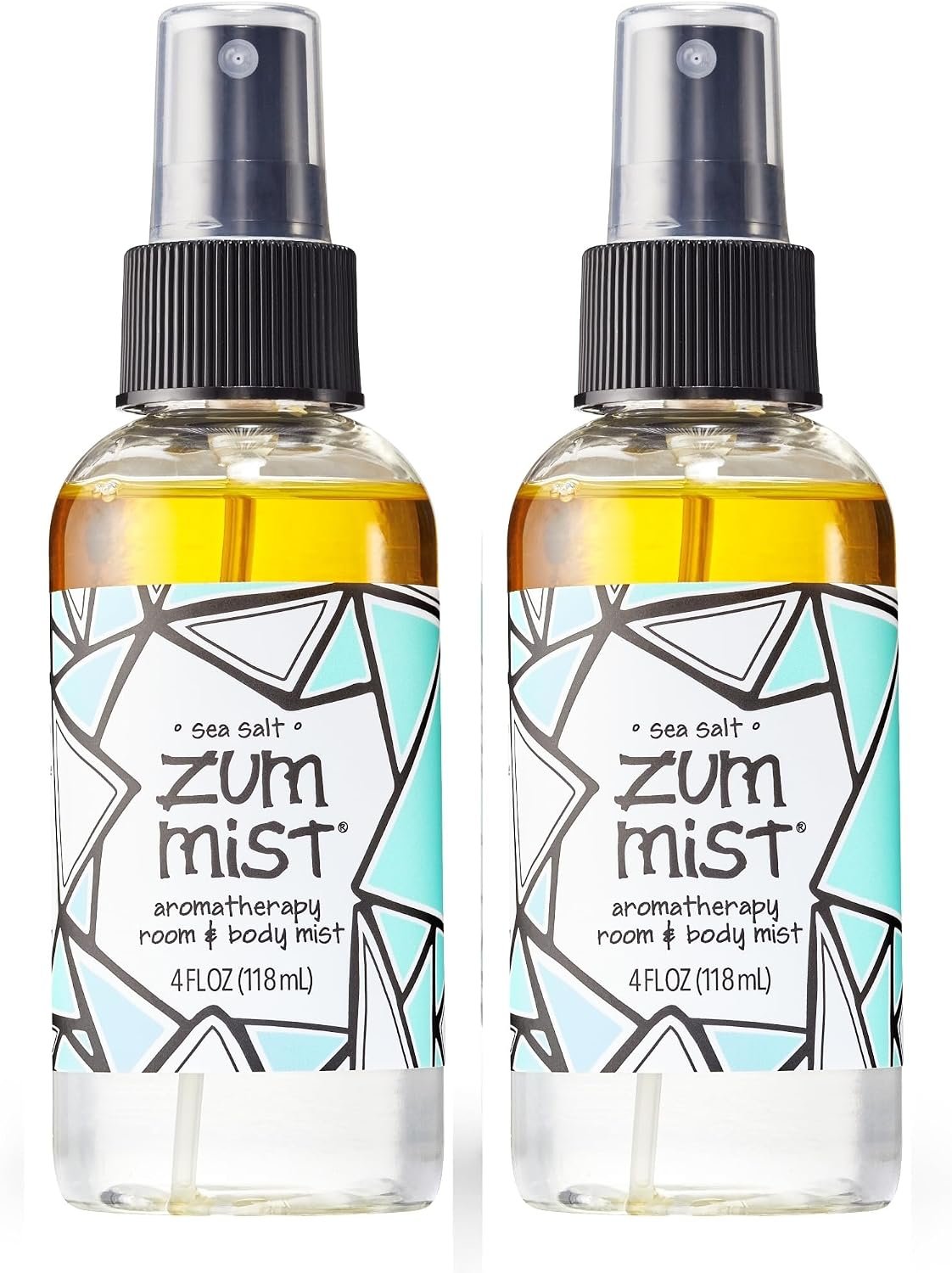 Indigo Wild Zum Mist Room & Body Spray – Aromatherapy Essential Oil Spray – Natural Body Mist & Room Spray – Sea Salt Scent – 4 fl oz (2 Pack)