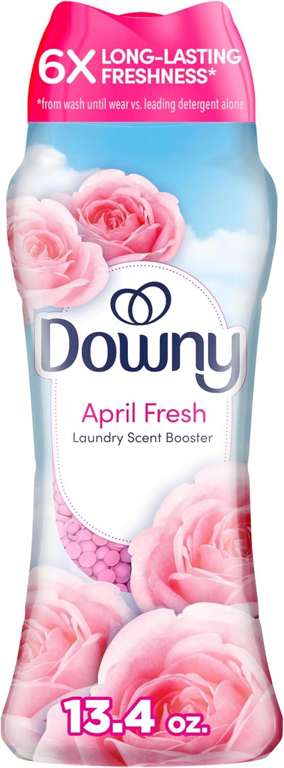 Downy April Fresh In-Wash Laundry Scent Booster Beads, 13.4 oz, laundry scent beads, Long-lasting Freshness