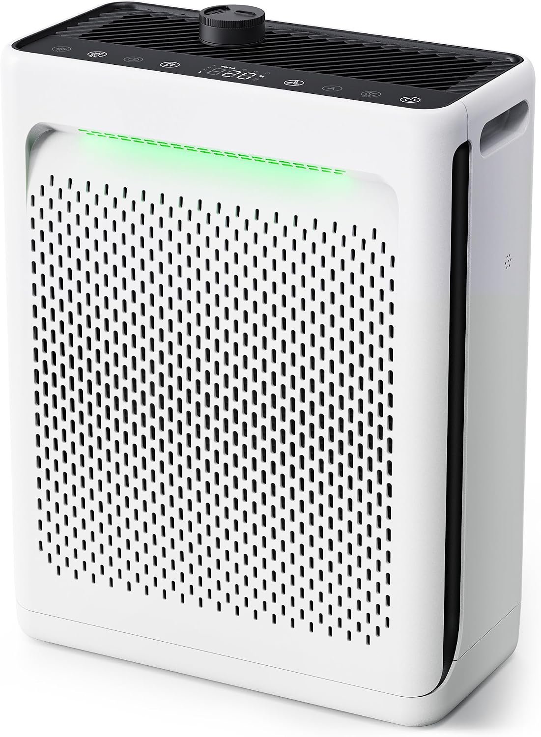 Air Purifier for Home Large Room, CADR 270 Powerful Bedroom Air Cleaner|Washable Pre-Filter, High Efficiency Filter (White)