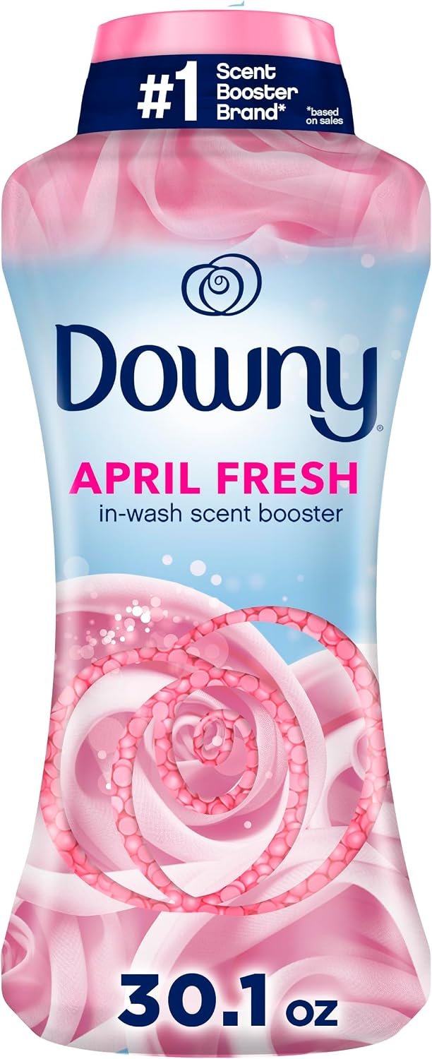 Downy April Fresh In-Wash Laundry Scent Booster Beads, 30.1 oz, laundry scent beads, Long-lasting Freshness