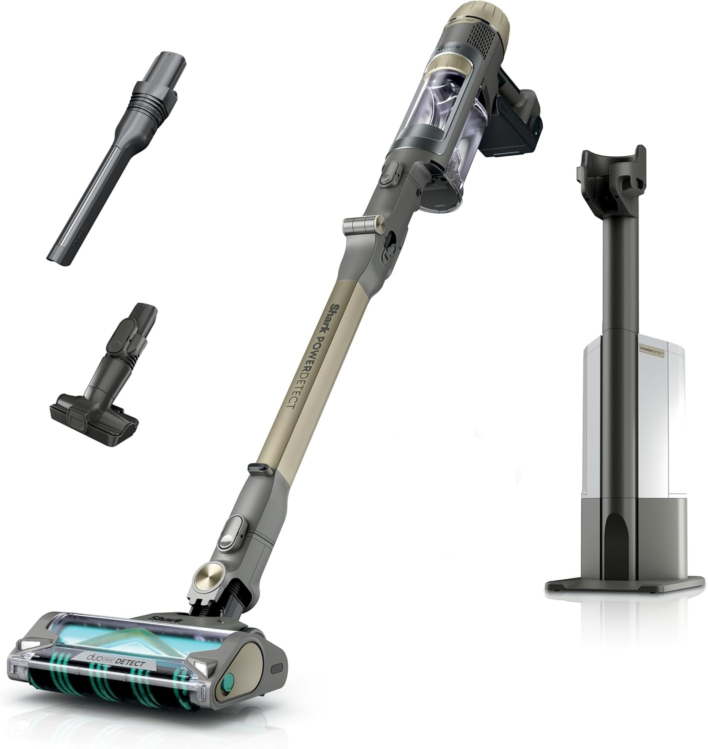 Shark PowerDetect Pet Plus Clean & Empty Cordless Stick Vacuum & Auto-Empty System | Powerful Suction | HEPA | Carpet & Hard Floor | Portable Stick Vacuum for Pet Hair | 70-Min Runtime | Gray | IP3253