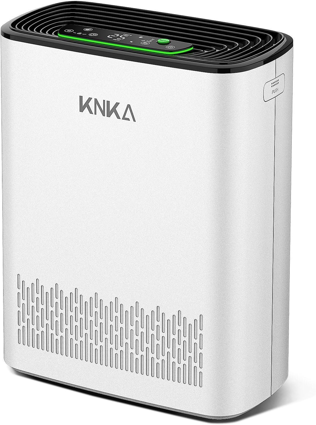 KNKA Air Purifiers for Home Large Room Bedroom Up to 1123 Ft² in 1 Hr, Washable Filters, AQI Display, Turbo & Auto Modes, HEPA Sleep Mode, Air Cleaner for Dust, Pet Hair, Pollen (APH3000)