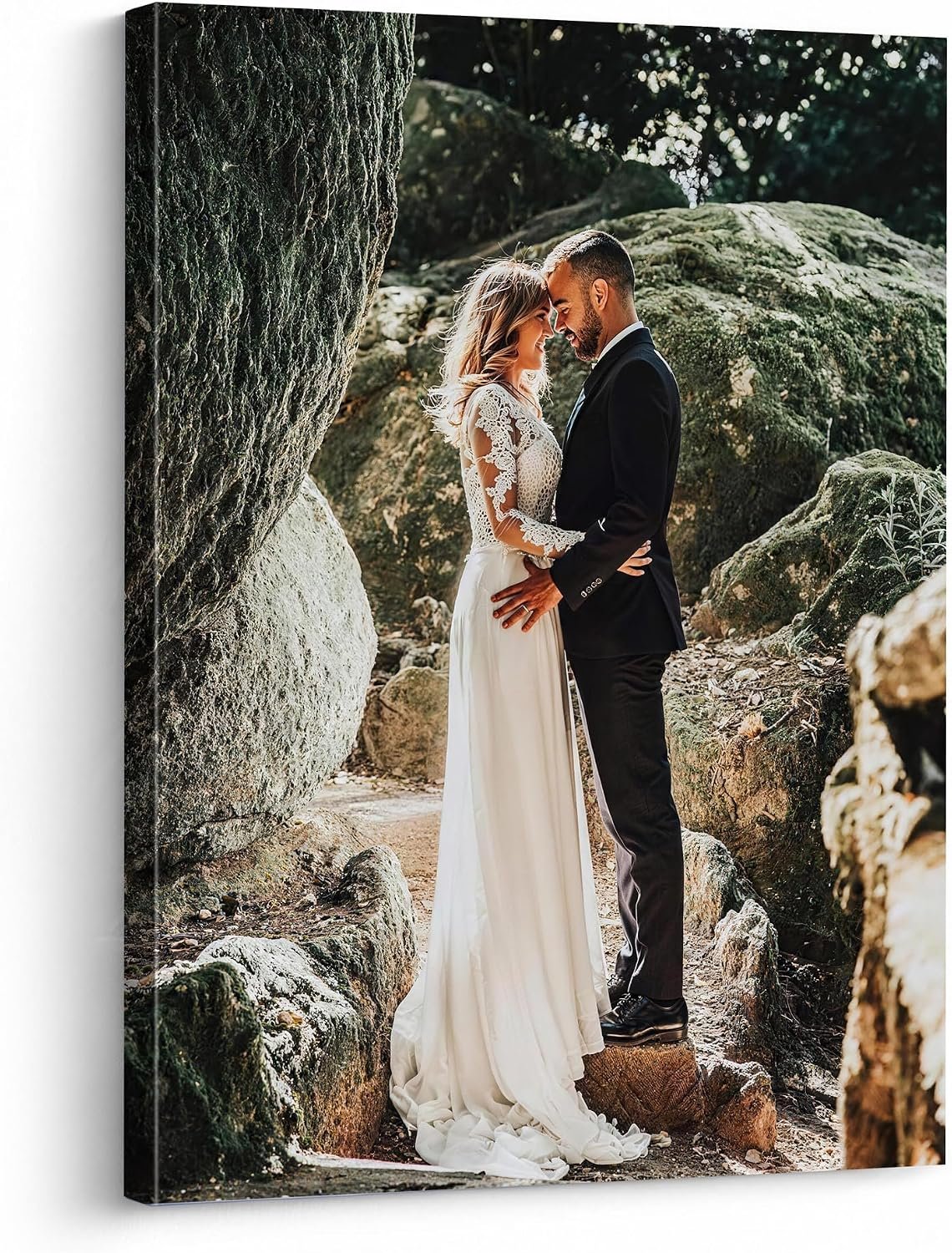 P&L ART. Personalized Custom Canvas Prints: Photo On Canvas Transform Your Photos into Stunning Framed Wall Art Digitally Printed Photo To Canvas Ideal for Home Decor Gifts Keepsakes Framed 16X20