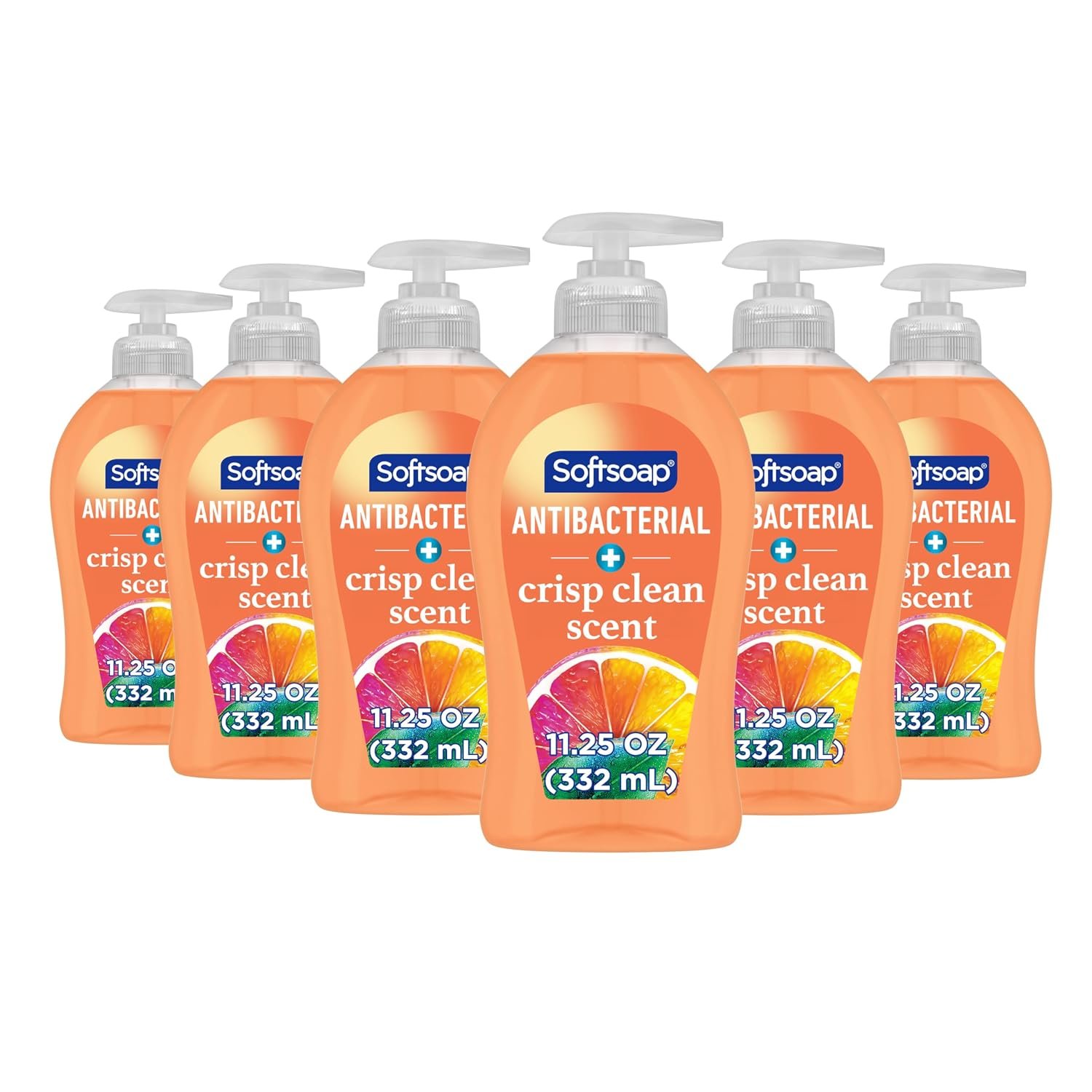Softsoap Antibacterial Liquid Hand Soap Pump, Crisp Clean – 11.25 fluid ounce